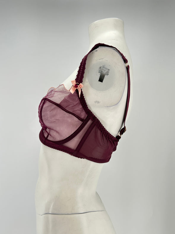 Soutien-gorge bordeaux