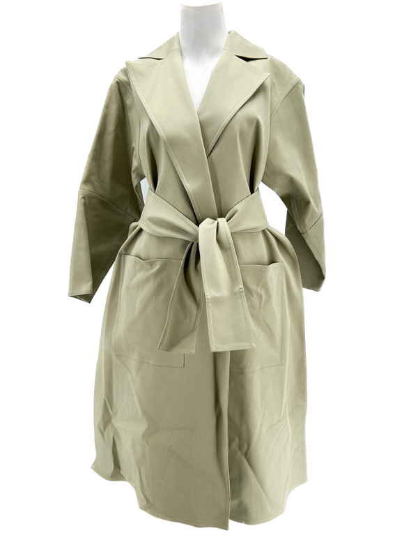 Trench long beige