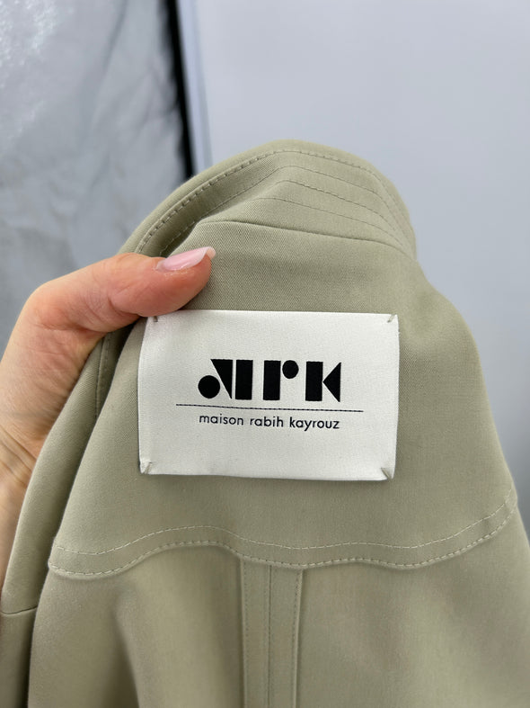 Trench long beige