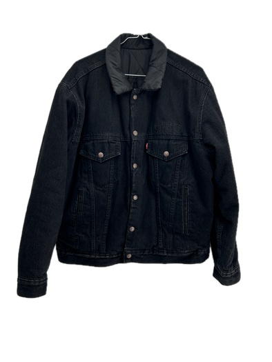 Veste en denim noire