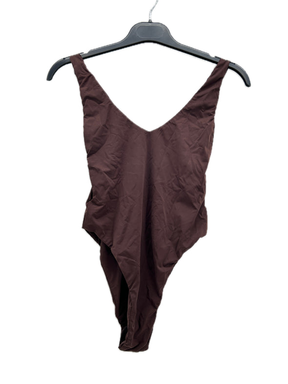 Maillot de bain une pièce marron