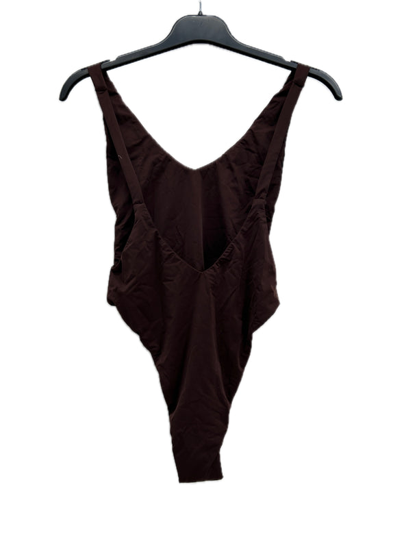 Maillot de bain une pièce marron