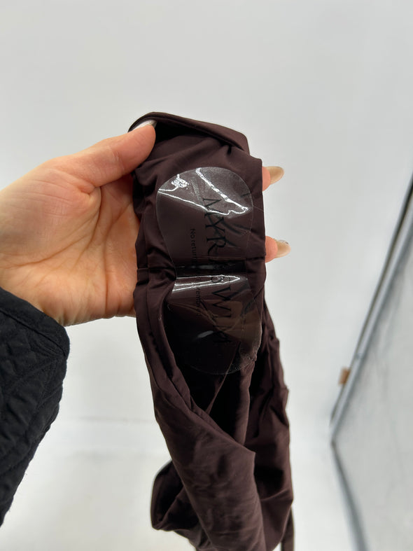 Maillot de bain une pièce marron