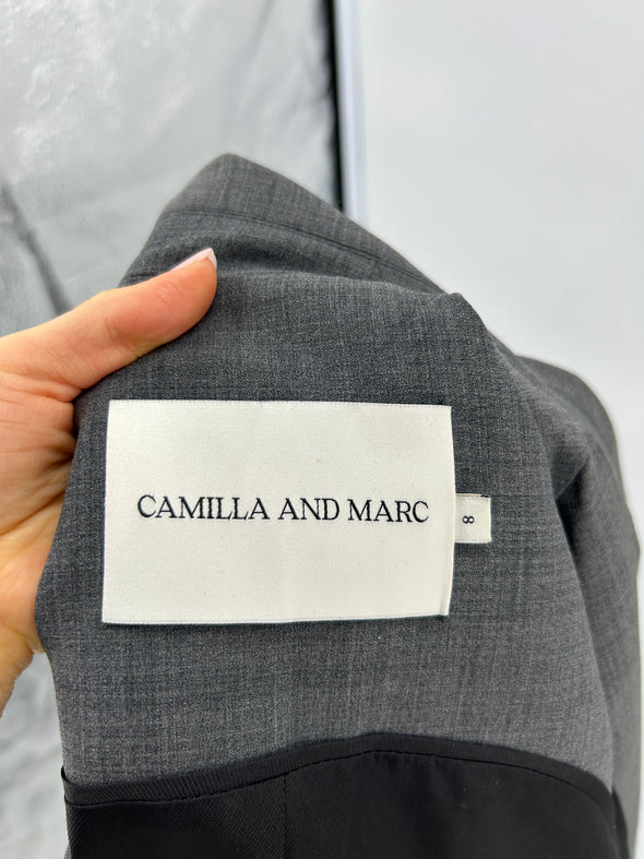 Veste de tailleur grise foncée