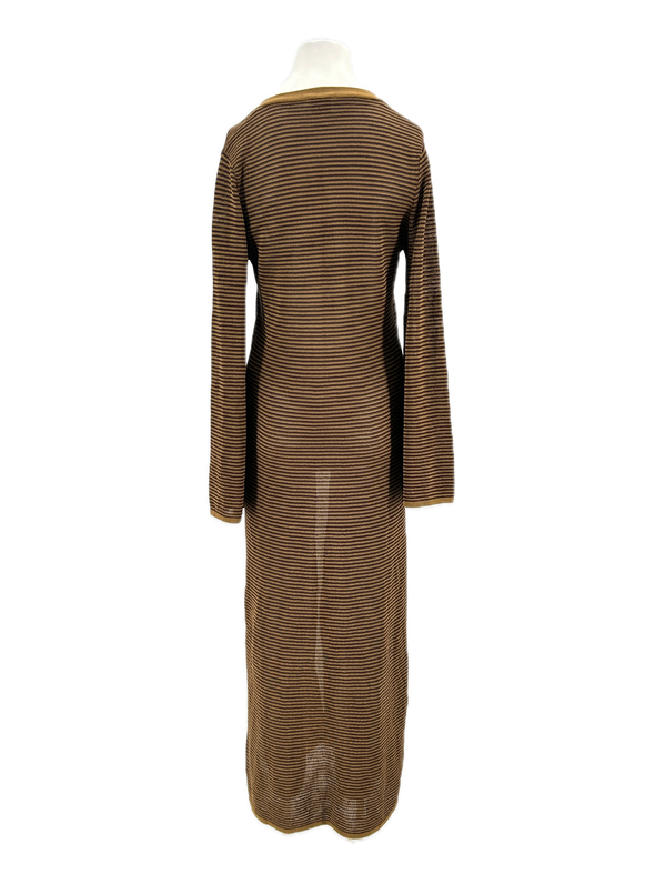 Gilet long marron