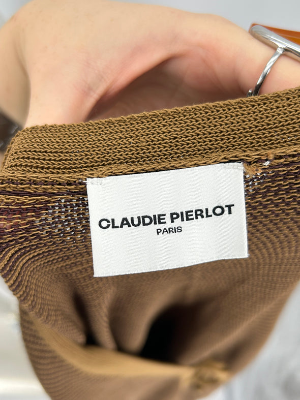 Gilet long marron