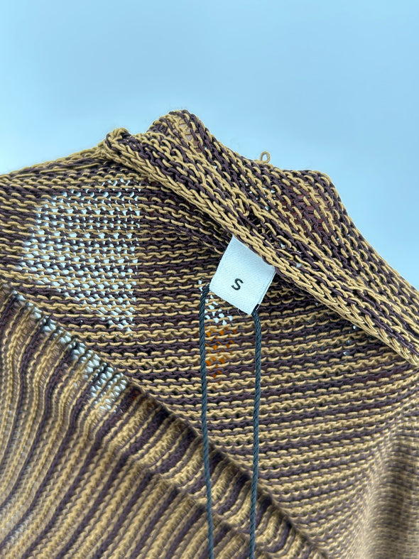 Gilet long marron