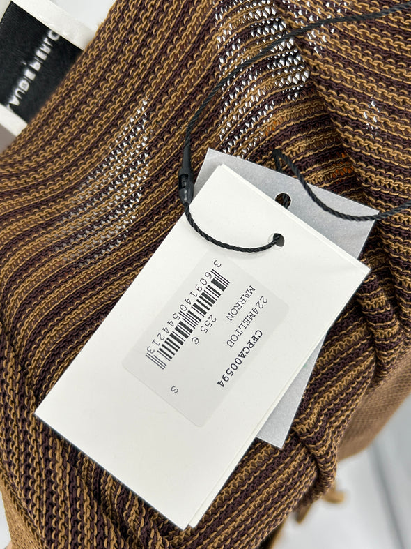 Gilet long marron