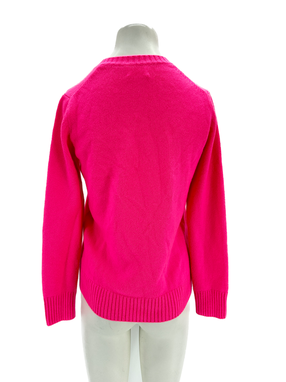 Pull en cachemire rose