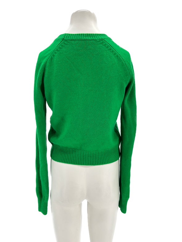 Pull en cachemire vert