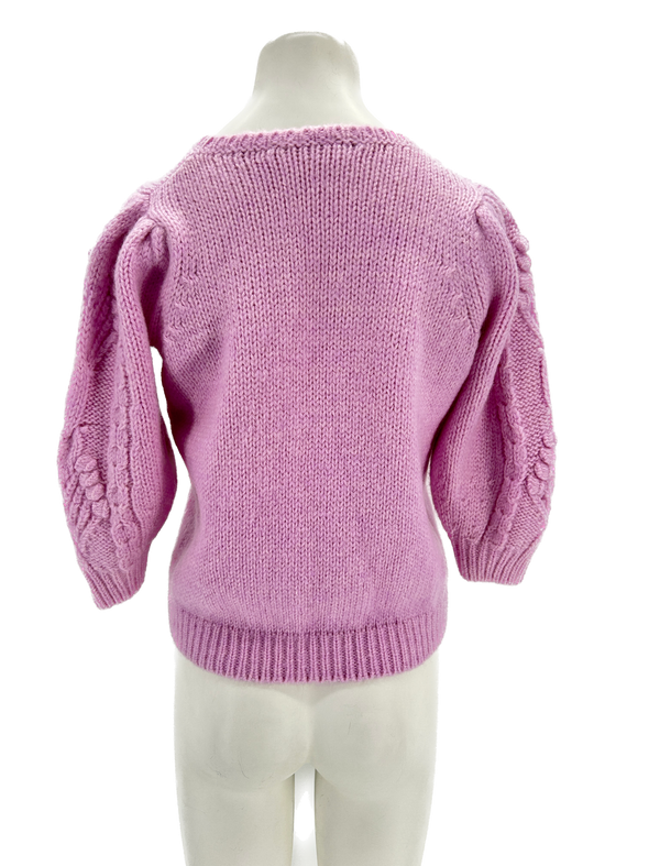 Pull en laine rose