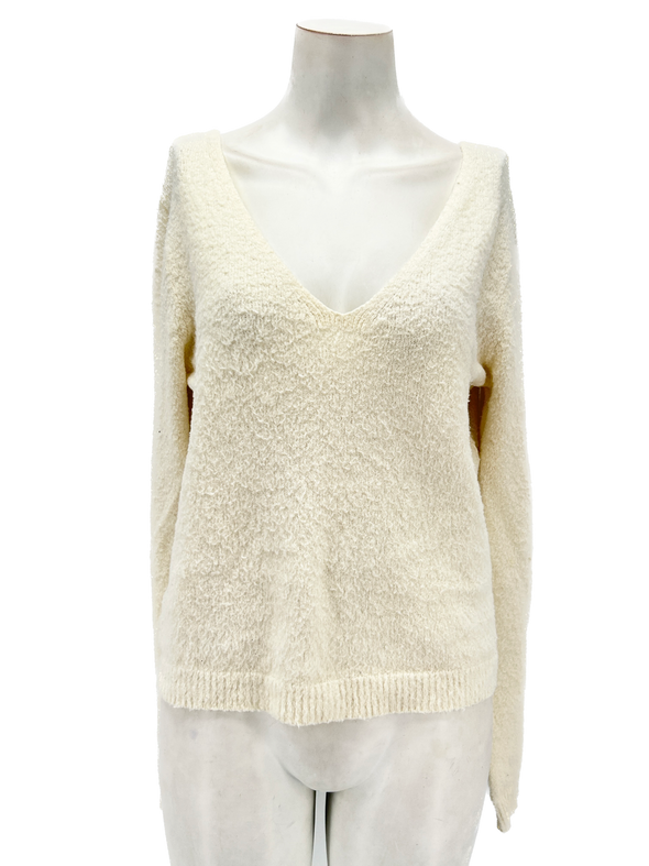 Pull beige col V