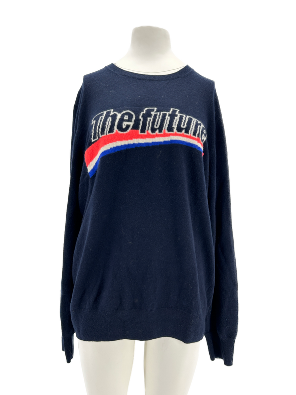 Pull en cachemire marine