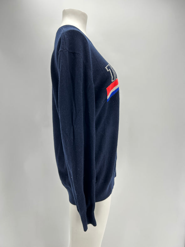 Pull en cachemire marine