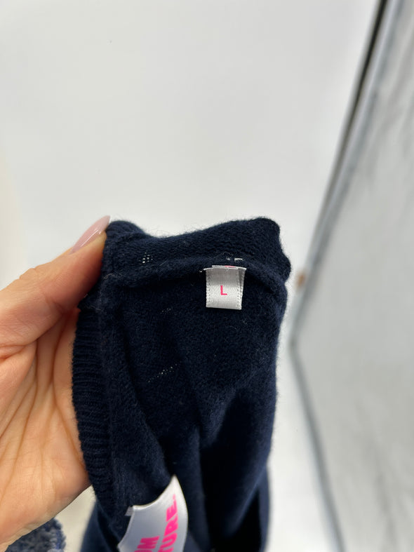Pull en cachemire marine
