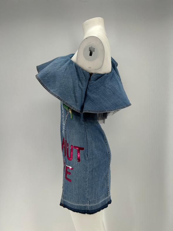 Robe en denim