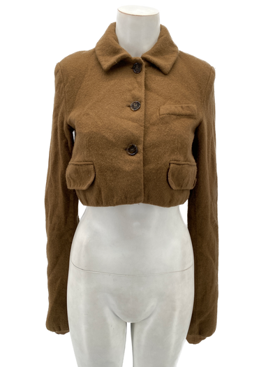 Veste courte marron