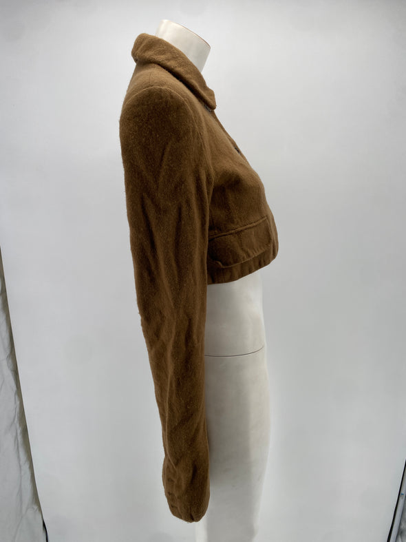 Veste courte marron