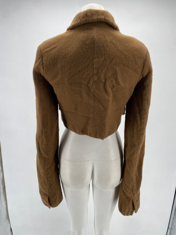 Veste courte marron