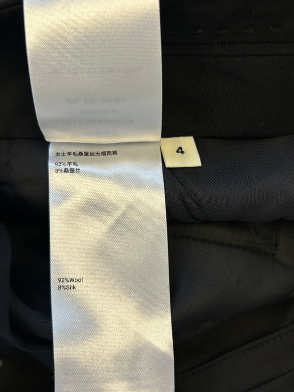 Pantalon en laine noir