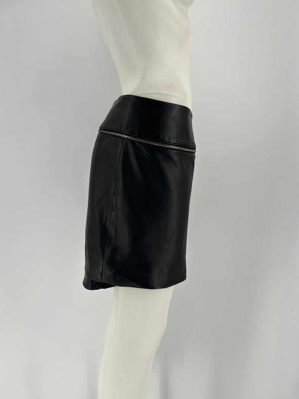 Jupe en cuir