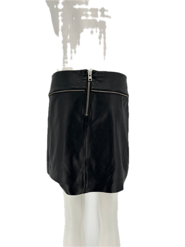 Jupe en cuir