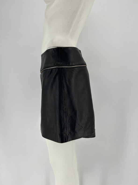Jupe en cuir