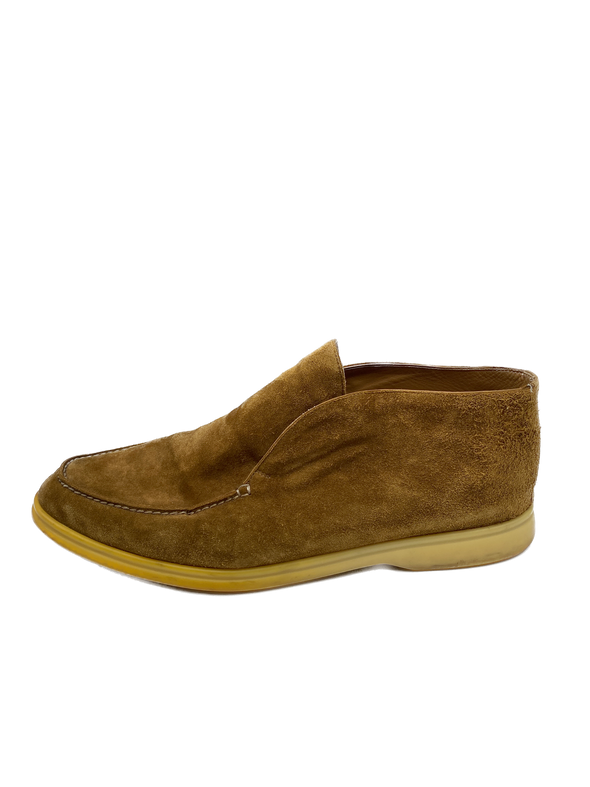 Mocassins en daim camel