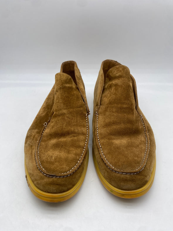 Mocassins en daim camel