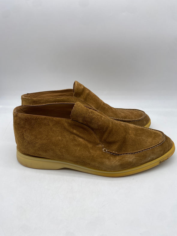 Mocassins en daim camel