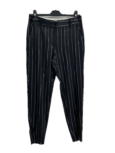 Pantalon noir rayé