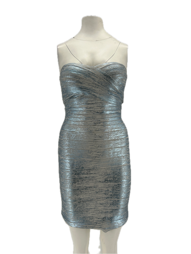 Robe bleue irisée