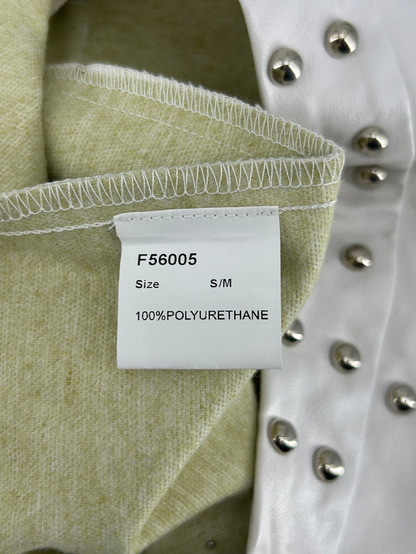 Jupe en cuir synthétique