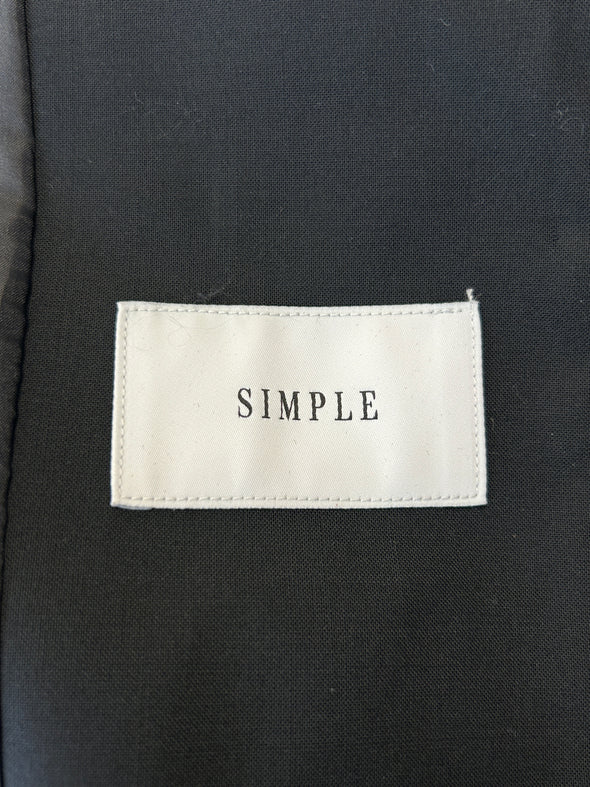 Blazer noir sans manches