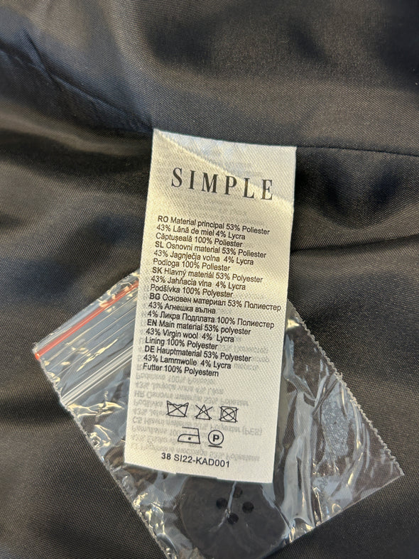 Blazer noir sans manches