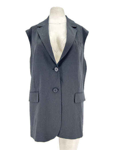 Blazer noir sans manches