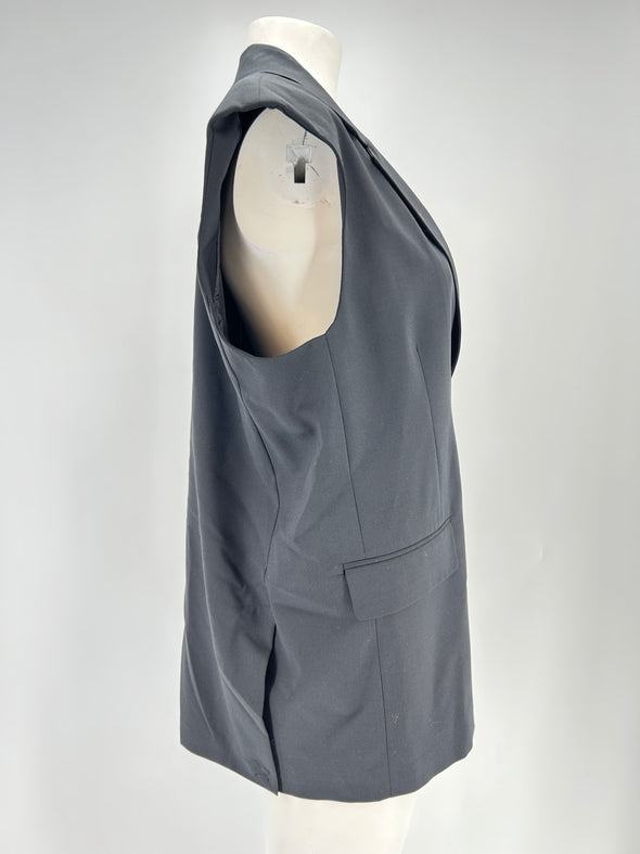 Blazer noir sans manches