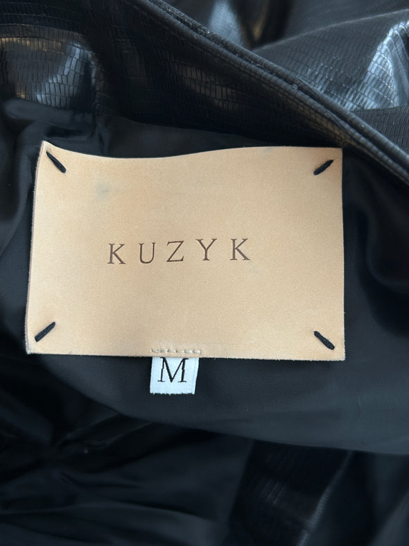 Veste en cuir "Gabrielle"