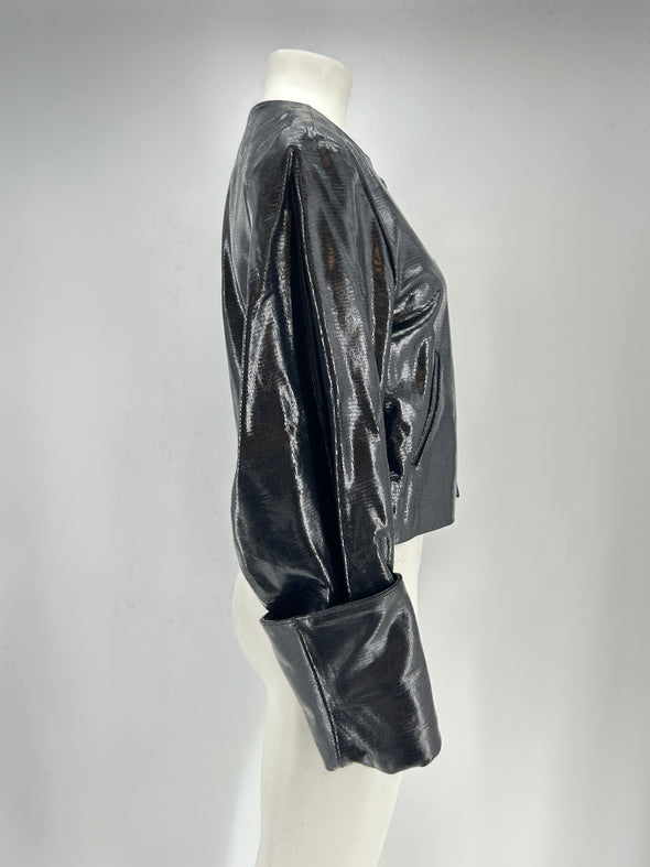 Veste en cuir "Gabrielle"