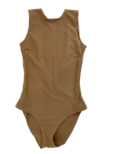 Maillot 1 pièce marron