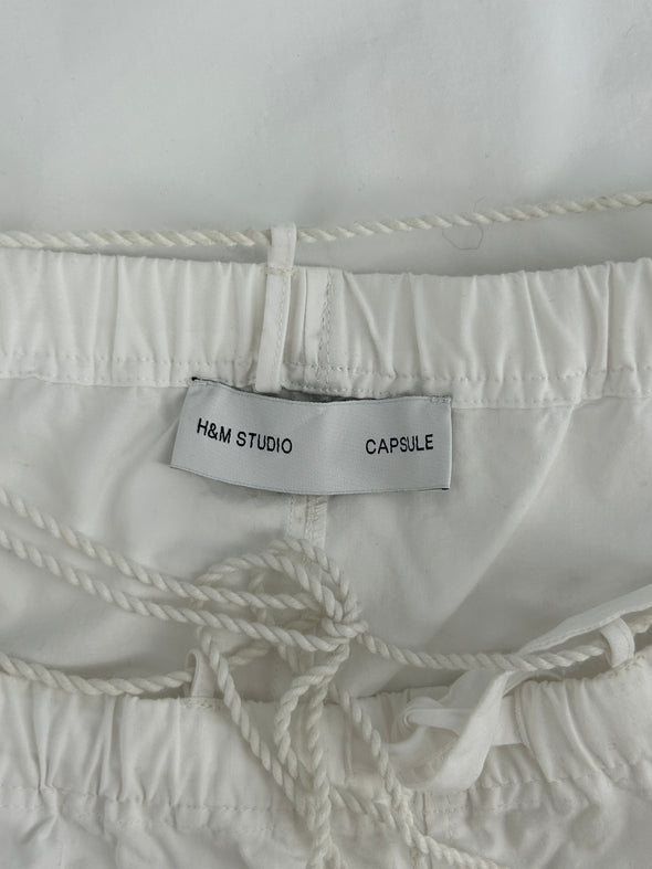 Pantalon large blanc