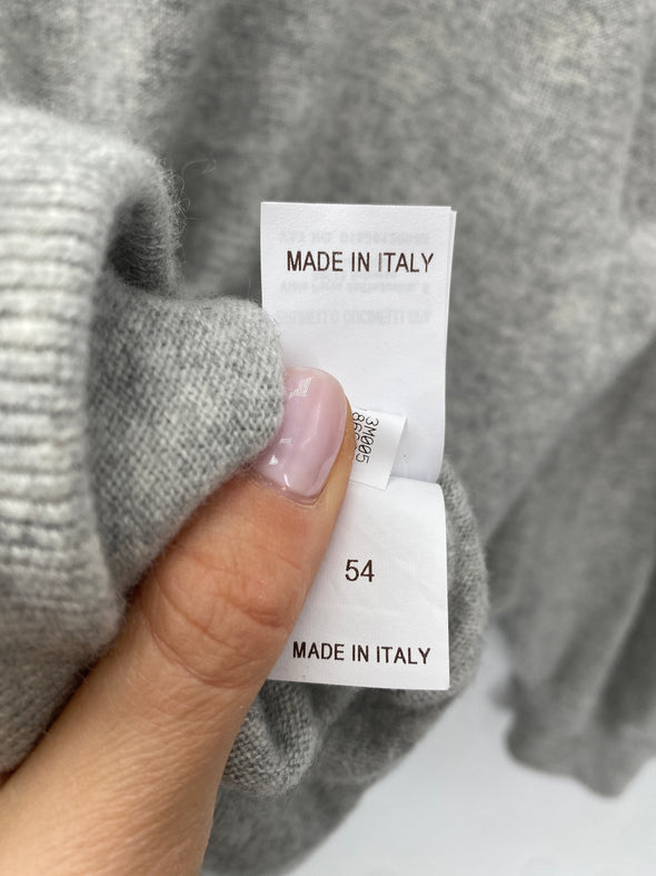 Sweatshirt à zip en cachemire