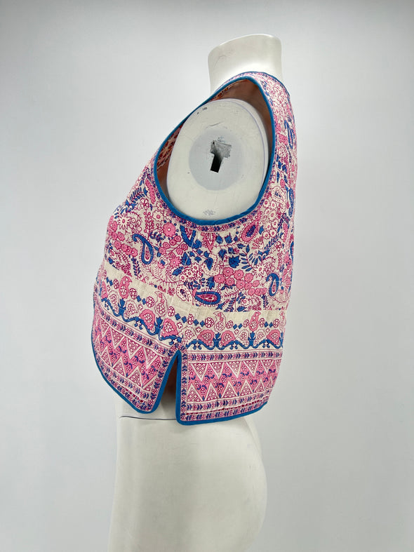 Gilet sans manches à imprimé