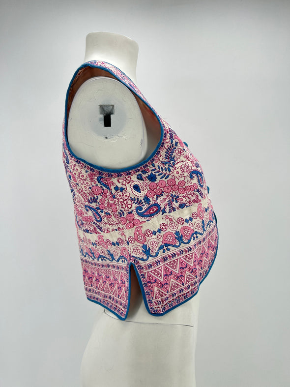 Gilet sans manches à imprimé