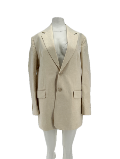 Blazer en lin crème