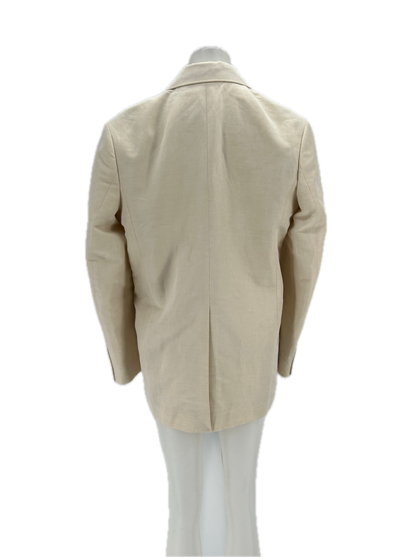Blazer en lin crème