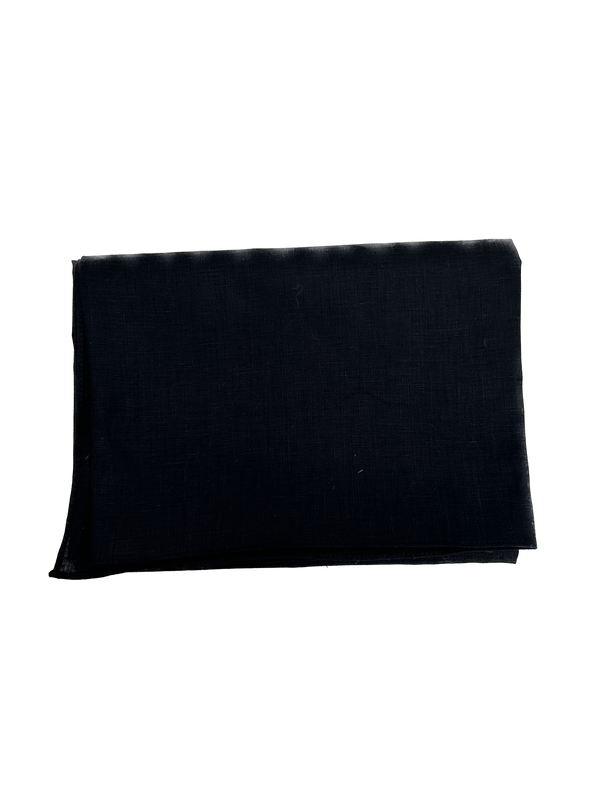 Foulard noir uni