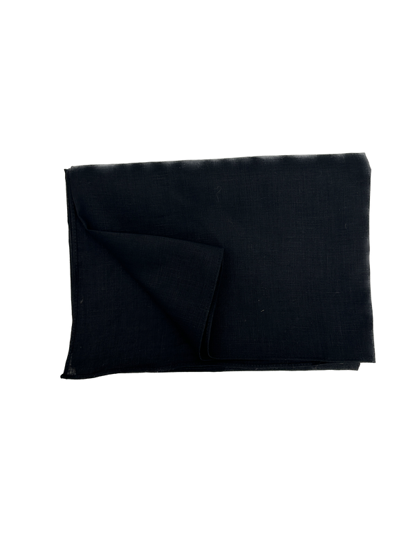 Foulard noir uni