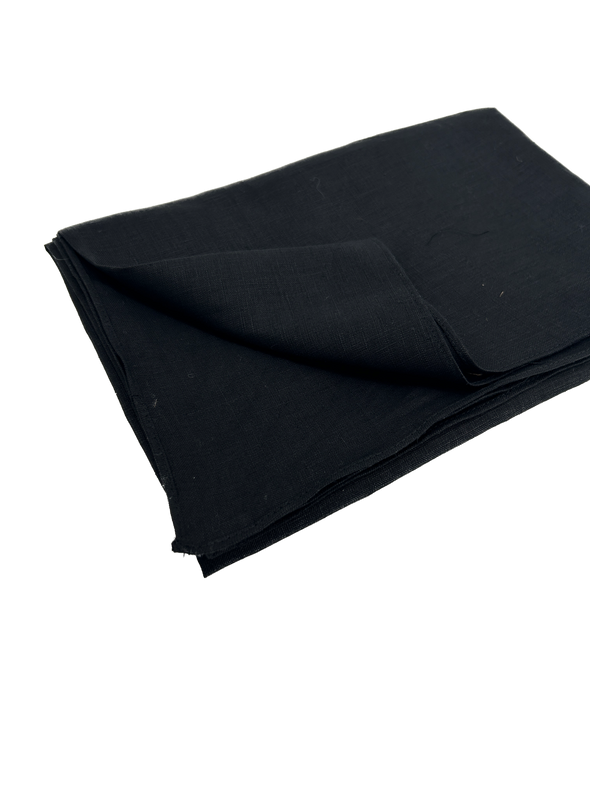 Foulard noir uni