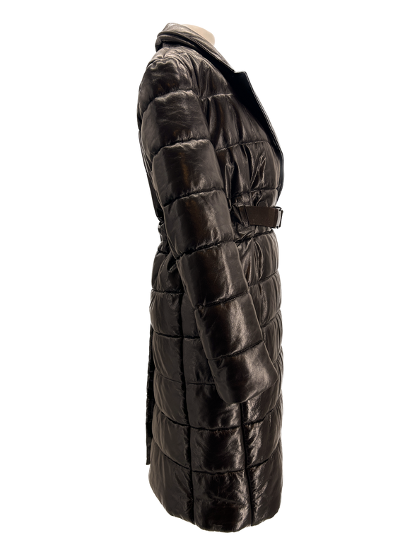 Manteau matelassé marron